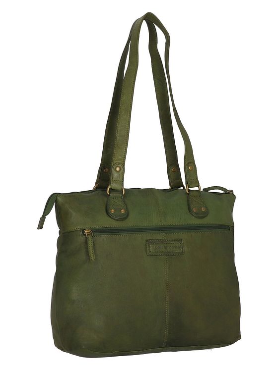 Greenland Nature Femi & Nine-skuldertaske i læder 35 cm