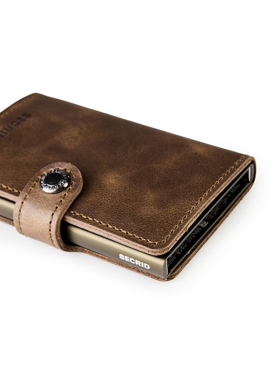 Secrid Miniwallet Vintage držitel kreditní karty peněženka RFID kůže 6,5 cm