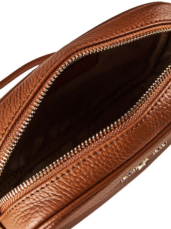 Patrizia Pepe Kožená taška přes rameno 20 cm