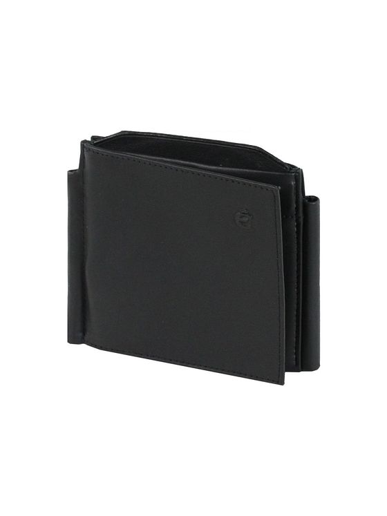 Esquire Logo-pung i V-læder 11 cm