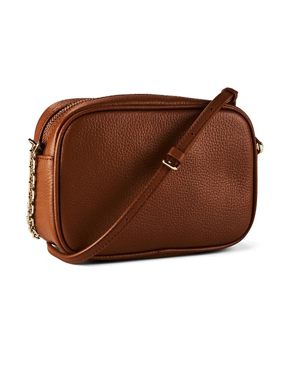 Patrizia Pepe Kožená taška přes rameno 20 cm