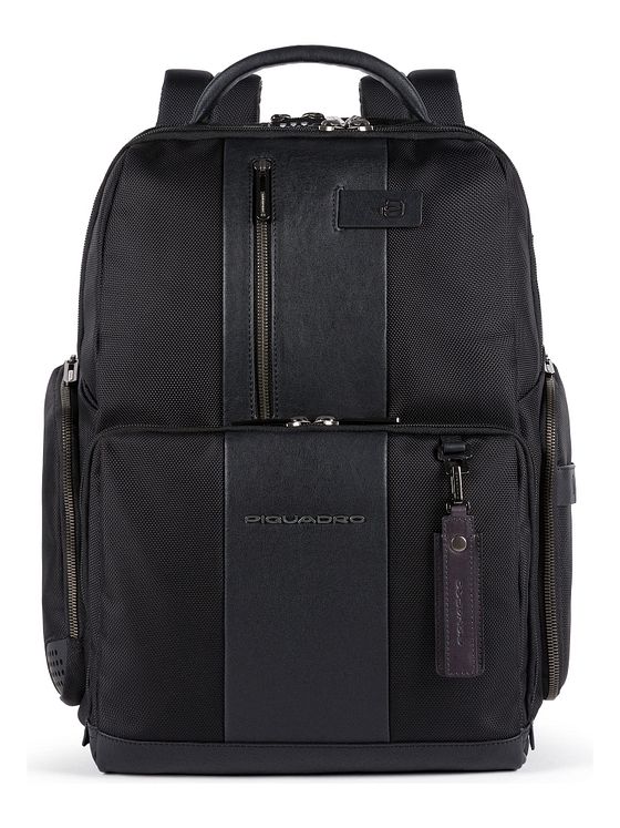Piquadro Kort rygsæk RFID 42 cm rum til bærbar computer