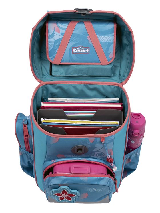 Scout Neo Exklusiv Safety Light Skoleransel-sæt 5-delt