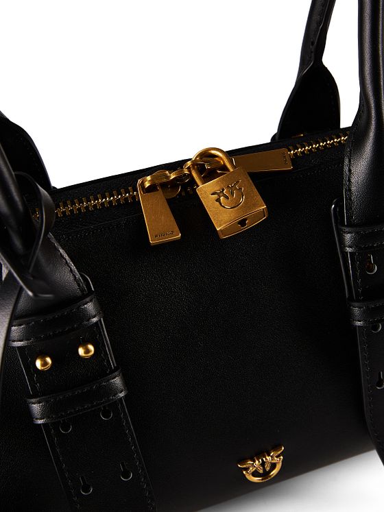 PINKO Bowling Bag Skuldertaske Læder 36 cm