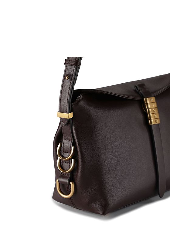 PINKO Saddle Skuldertaske Læder 23 cm PINKO Saddle Skuldertaske Læder 23 cm