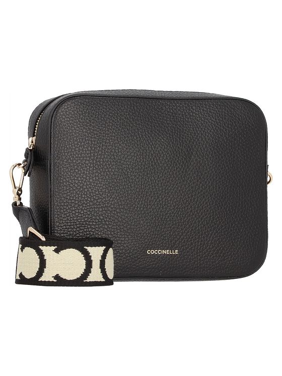 Coccinelle Kožená taška přes rameno Tebe 21,5 cm