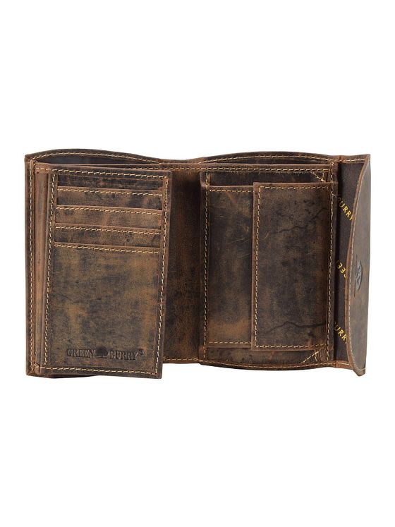 Greenburry Vintage pung i læder 13,5 cm