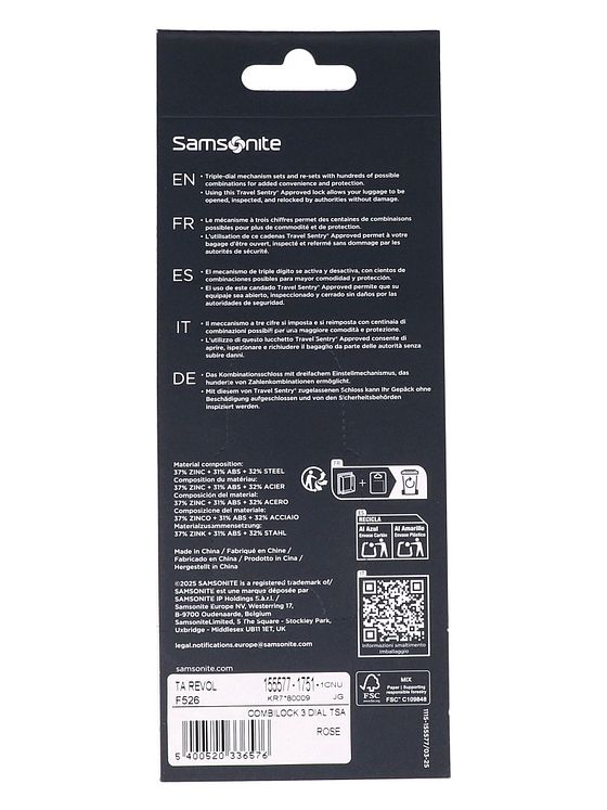 Samsonite TA Revolution Kuffertlås 1 cm