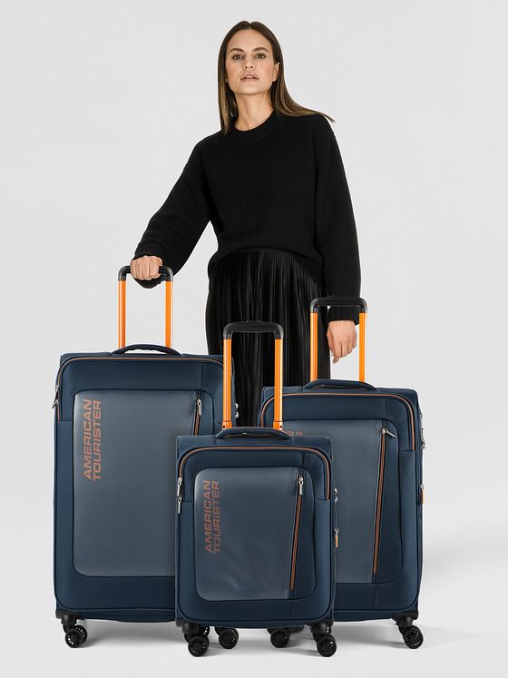 American Tourister Aktivus 4 hjul Kuffert 3-delt med strækfold American Tourister Aktivus 4 hjul Kuffert 3-delt med strækfold