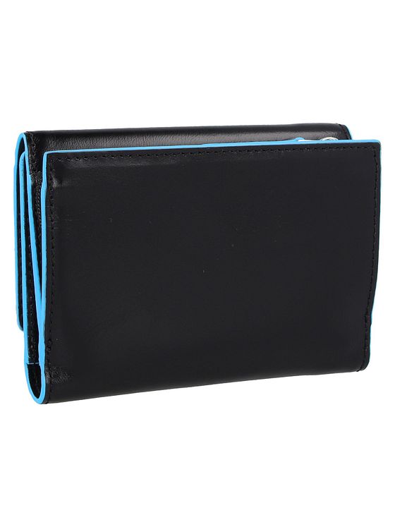 Piquadro Blå firkantet pung RFID-læder 12 cm