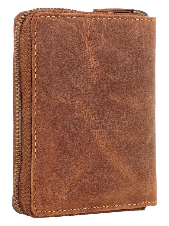 Greenburry Vintage pung med stjernetegn i læder 10 cm