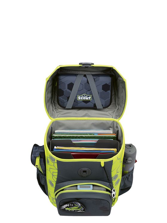 Scout Neo Exklusiv Superflash Extreme Skoleransel-sæt 4-delt Scout Neo Exklusiv Superflash Extreme Skoleransel-sæt 4-delt