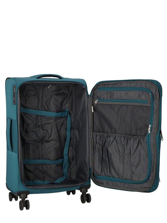 d & n Travel Line 9504 4 hjul Trolley M 67 cm med strækfold