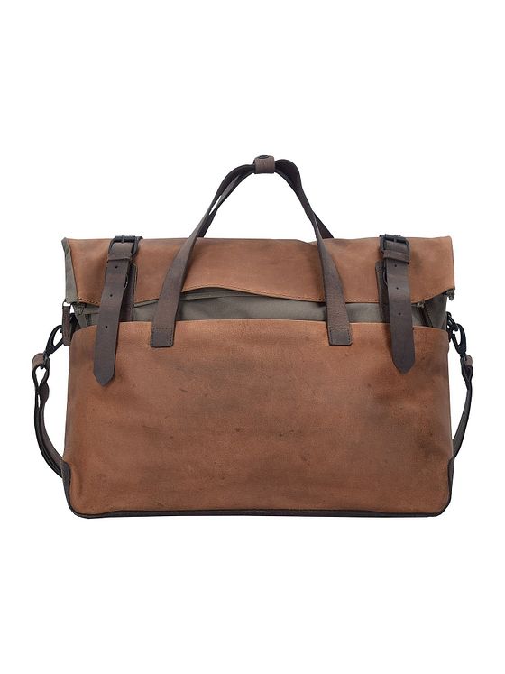 Harold's Kožená aktovka Twister s přihrádkou na notebook 49 cm