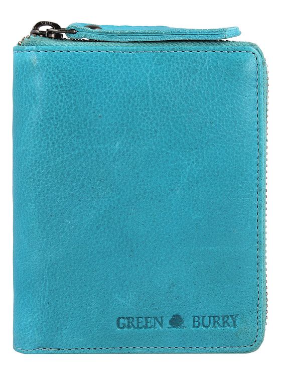 Greenburry Vintage pung i vasket læder 10 cm