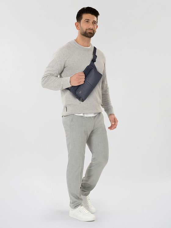 Piquadro Wollem Bæltetaske RFID-beskyttelse Læder 27 cm