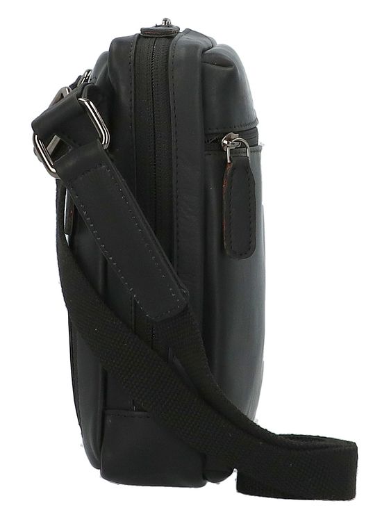 Jack Kinsky Montreal 9 skuldertaske i læder 20 cm