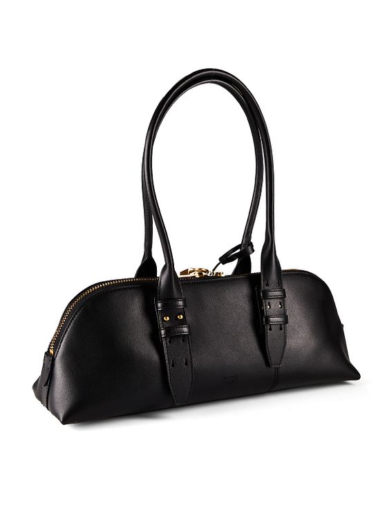 PINKO Bowling Bag Skuldertaske Læder 36 cm