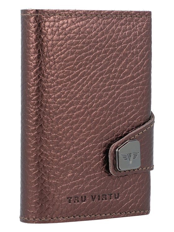 Tru Virtu Click & Slide kreditkortholder RFID læder 6,5 cm