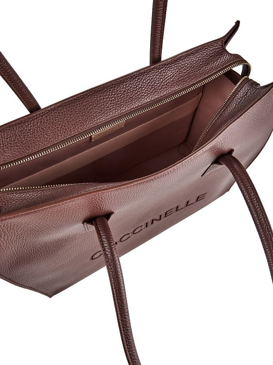 Coccinelle Myrtha Schultertasche Leder 40 cm Laptopfach Coccinelle Myrtha Schultertasche Leder 40 cm Laptopfach