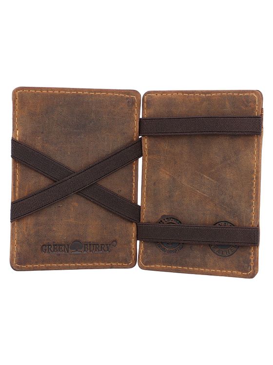 Greenburry Vintage kreditkortholder i læder 7 cm