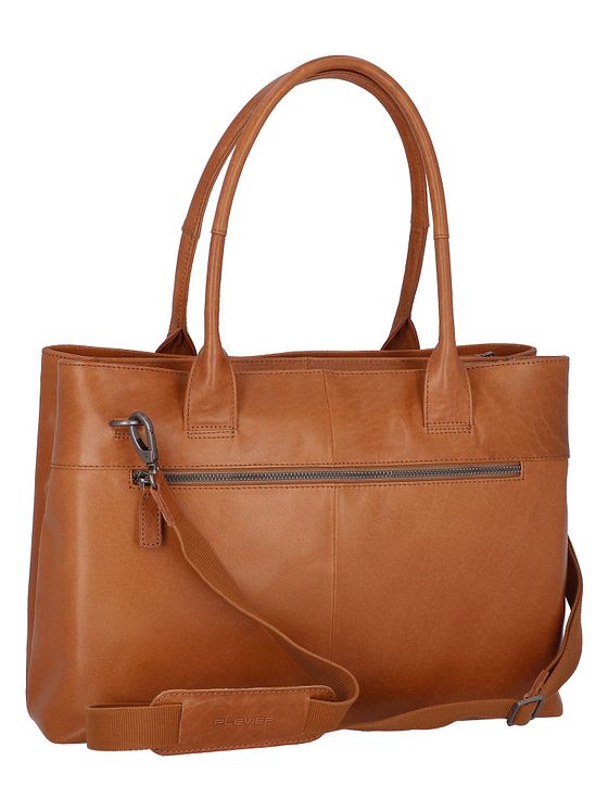 Plevier Rock Amber Skuldertaske Læder 43 cm Laptoprum