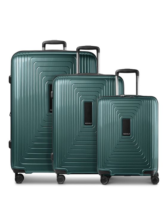 Redolz Essentials 14 4-hjulet Kuffertsæt 3-delt med ekspansion Redolz Essentials 14 4-hjulet Kuffertsæt 3-delt med ekspansion