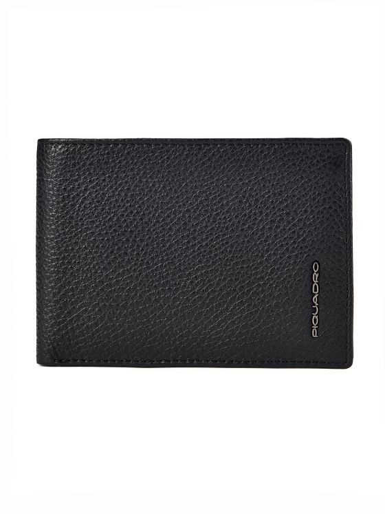 Piquadro Cartera Bloqueo RFID Piel natural 13 cm Piquadro Cartera Bloqueo RFID Piel natural 13 cm
