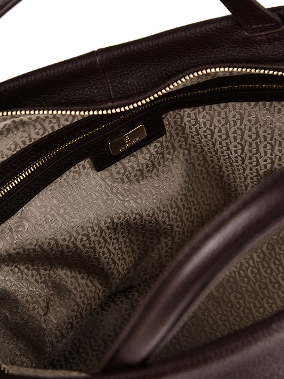 AIGNER Paola Handväska Läder 27 cm