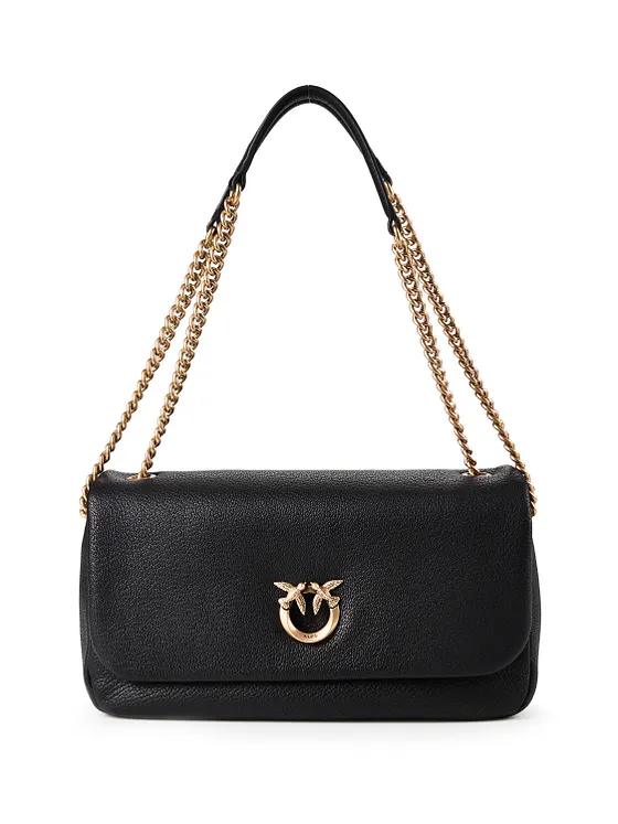 PINKO Love Soft Skuldertaske Læder 31 cm