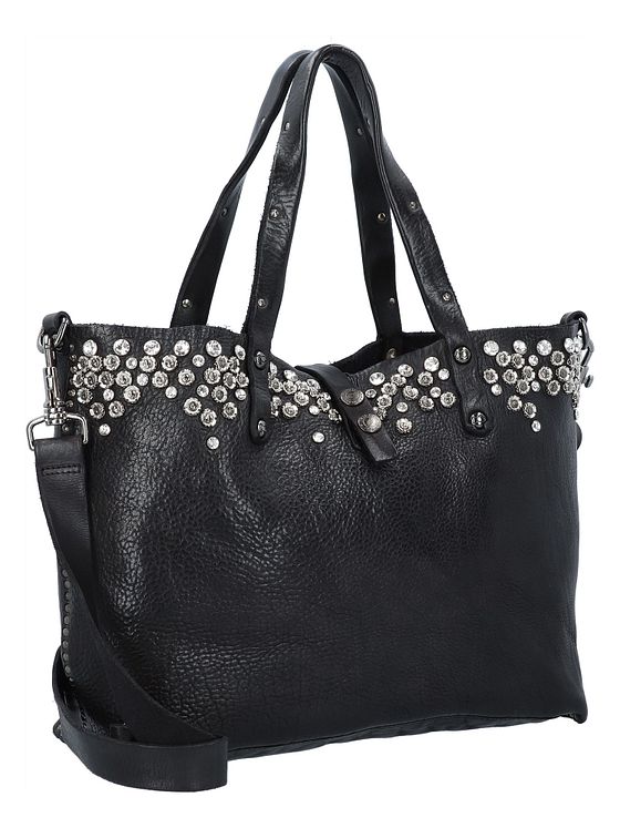 Campomaggi Bella di Notte shopper-taske i læder 36 cm Campomaggi Bella di Notte shopper-taske i læder 36 cm