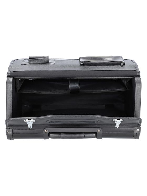 Alassio 2-hjulet pilottaske i læder med 48 cm rum til bærbar computer