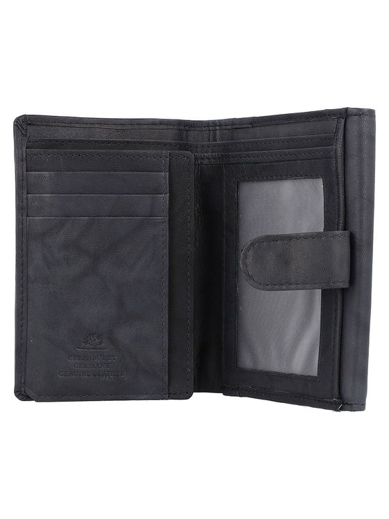 Greenburry Basic-pung i RFID-læder 13 cm