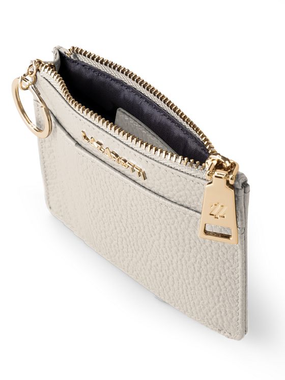 Lazarotti Bologna Kožený držák na klíče Cardholder leather 11,5 cm s přihrádkou na visačku air tag