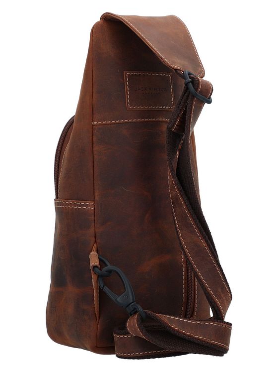 Jack Kinsky Baltimore 17 skuldertaske i læder 30 cm