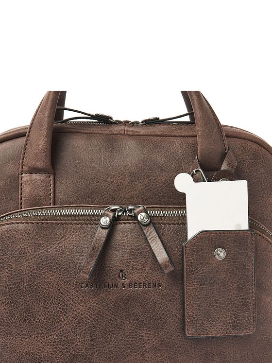 Castelijn & Beerens Carisma rygsæk RFID læder 40 cm laptoprum