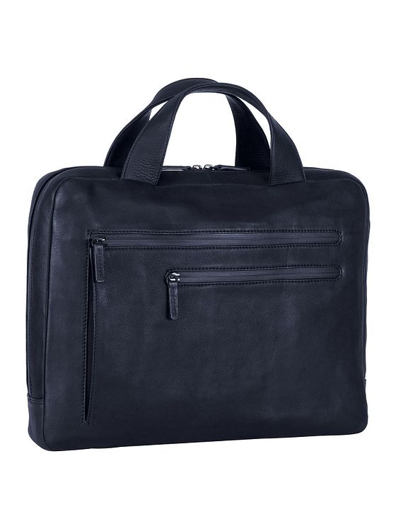 Leonhard Heyden Den Haag dokumentmappe læder 38 cm rum til bærbar computer