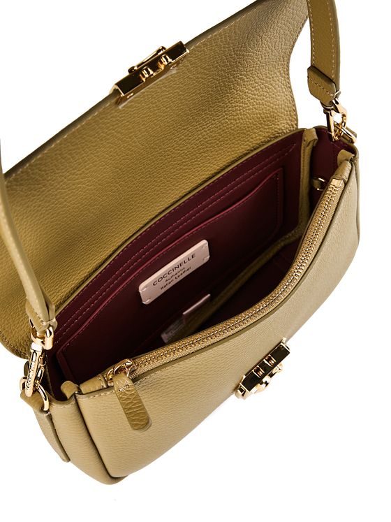 Coccinelle C-Me Lock Skuldertaske Læder 24 cm