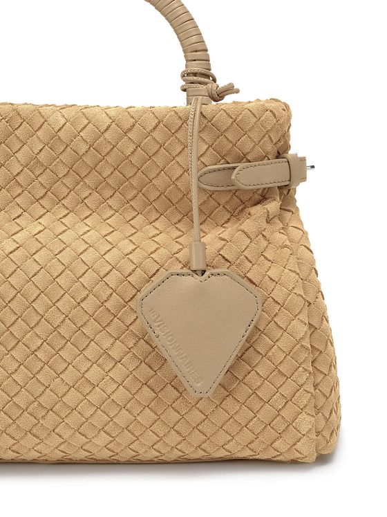 LES VISIONNAIRES Issac Weave Håndtaske Læder 31 cm