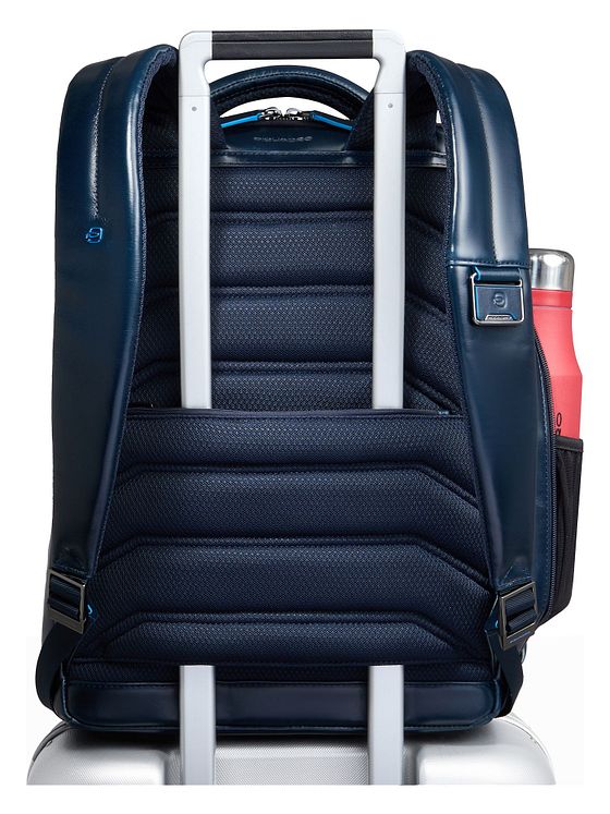 Piquadro Blue Square Batoh Kůže 42 cm Kapsa na notebook