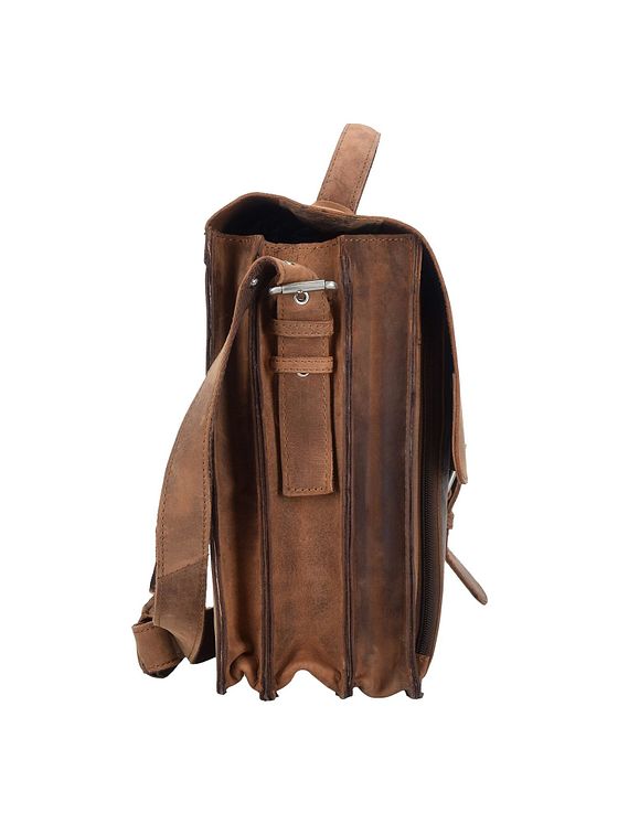 Plevier Retro Newton Dokumenttaske Læder 41 cm Laptoprum