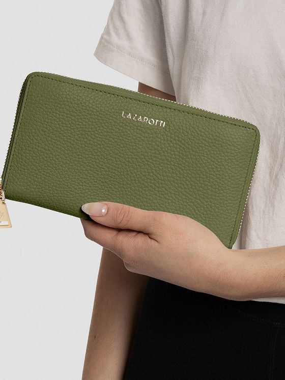 Lazarotti Bologna Leather Pung RFID-beskyttelse Læder 20 cm