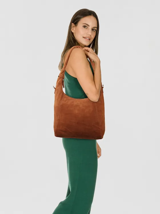 Harbour 2nd Laurine Bolsa de hombro Piel natural 34 cm