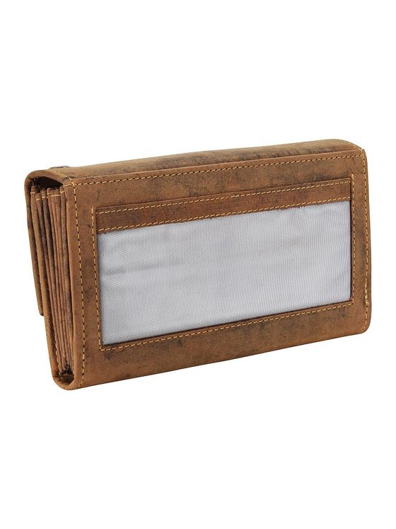 Greenburry Vintage tjenerpung i læder 18 cm