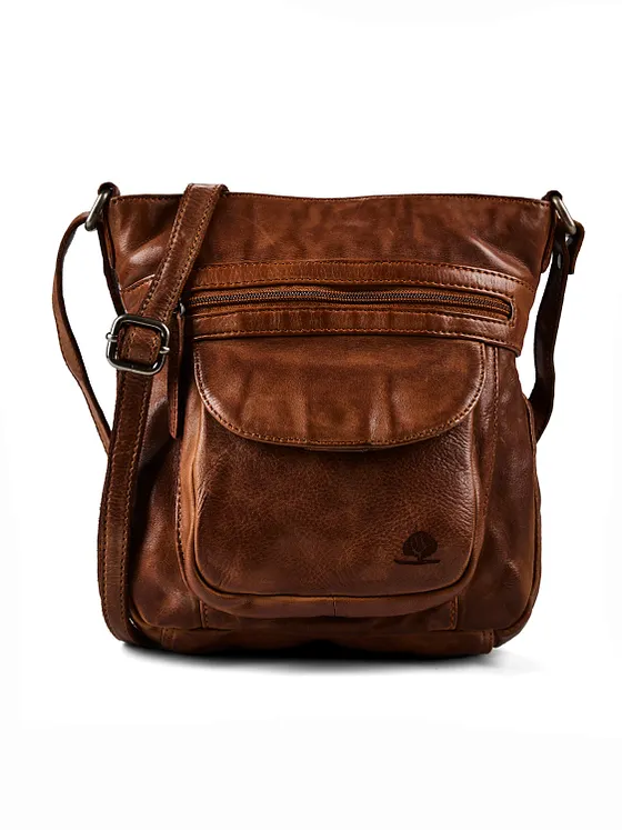 Greenburry Torro Lavado Bolsa de hombro Piel natural 24 cm