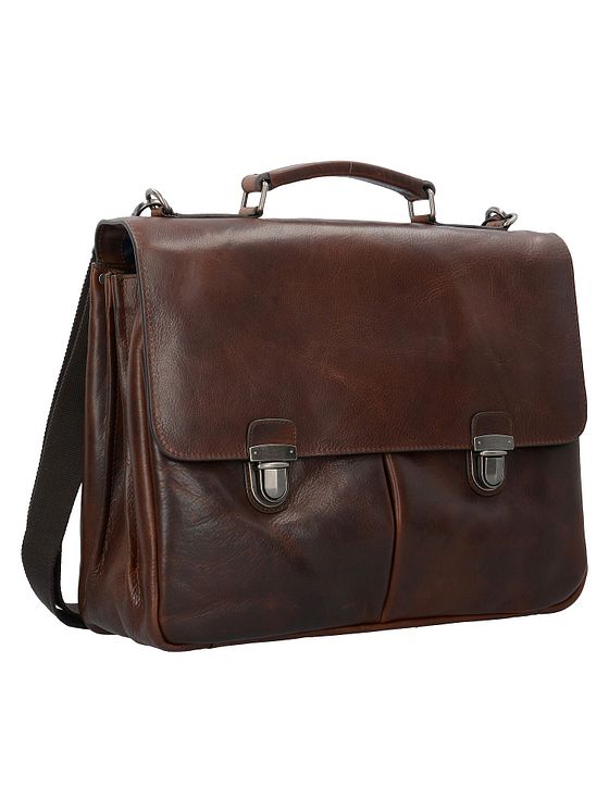 Leonhard Heyden Roma Dokumenttaske Læder 41 cm Laptoprum