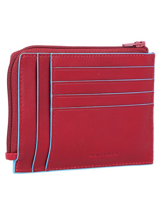 Piquadro Blå firkantet kreditkortholder RFID-læder 12 cm