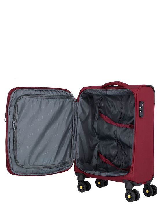 d & n Travel Line 9704 4 hjul Kabinetrolley S 55 cm med strækfold