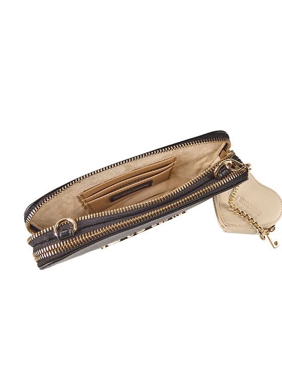 Love Moschino Heart Charm Taška přes rameno Kůže 20 cm