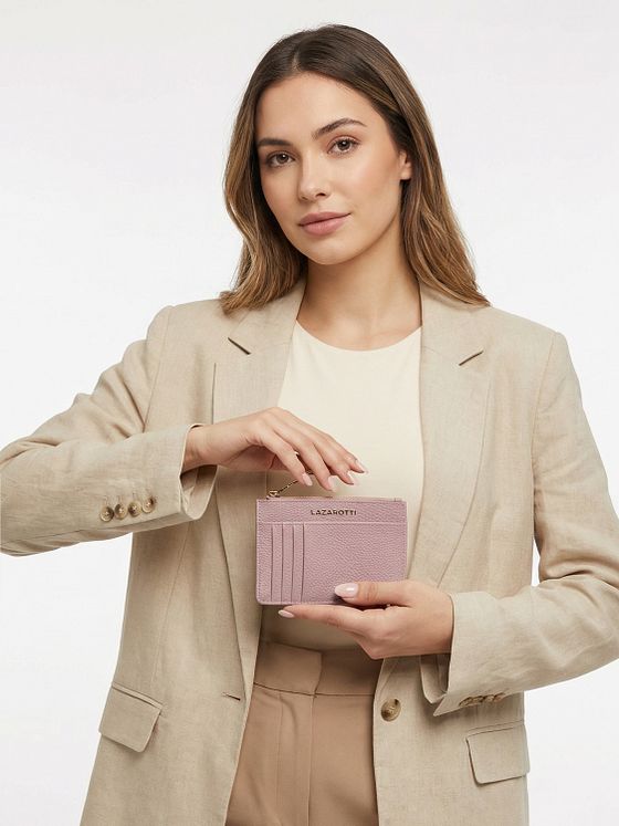 Lazarotti Bologna lædernøgleholder Kortholder i læder 11,5 cm med rum til luftmærker